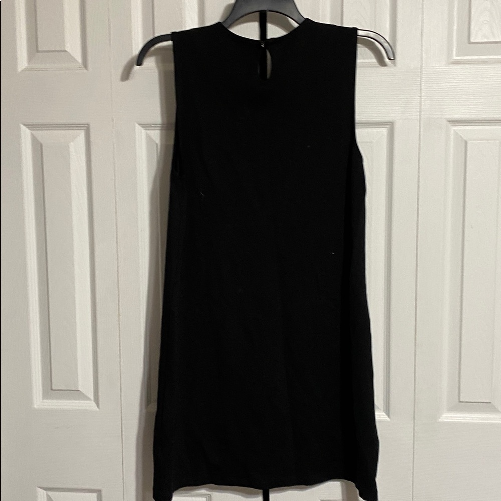 Vivienne Tam dresses black sleeveless Pearl rhinestone little black dress LARGE - Picture 5 of 12
